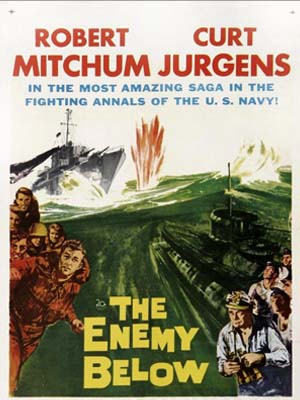 فیلم دشمنی در اعماق The Enemy Below 1957