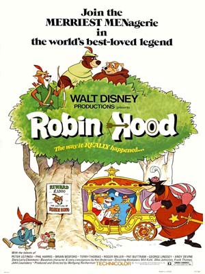 فیلم رابین هود -والت دیسنی Robin Hood 1973